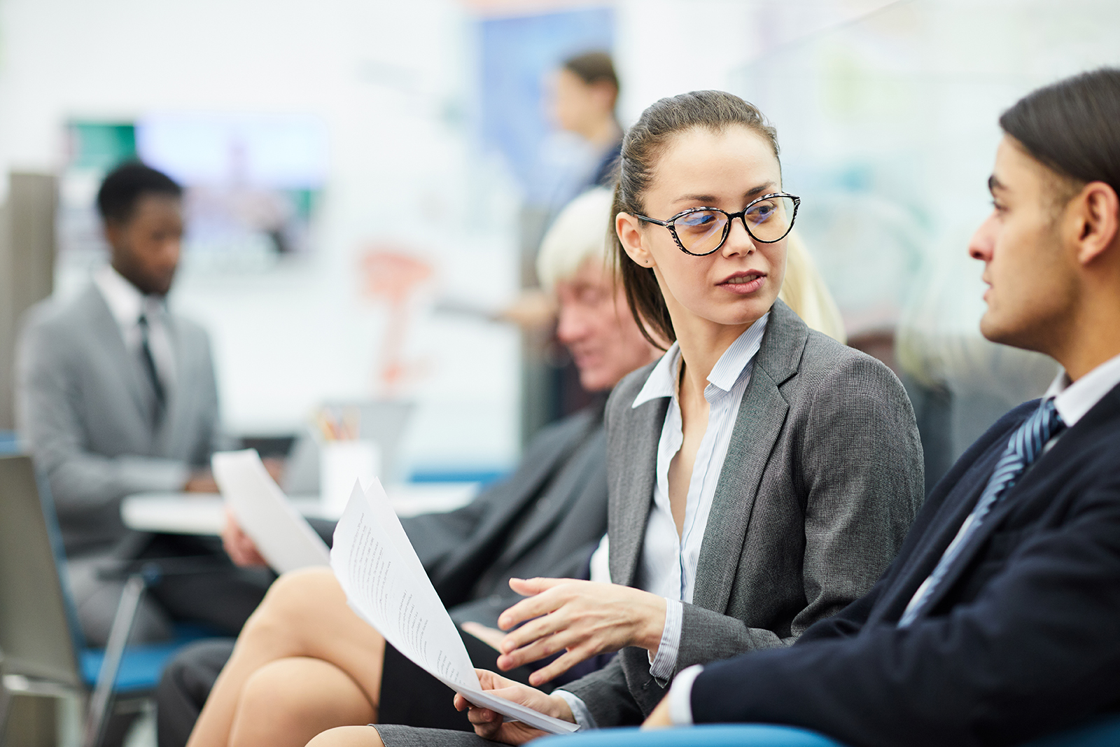 Business People Talking